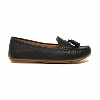Black Josef Seibel Elina 01 Women's Flats | JZHG21348
