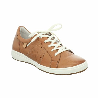 Brown Josef Seibel Caren 01 Women's Sneakers | SMLT60197