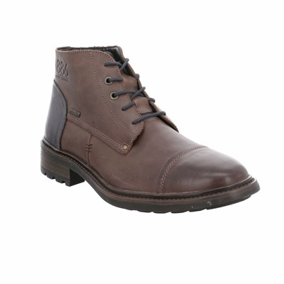 Brown Josef Seibel Oscar 23 Men's Boots | KQRG63084