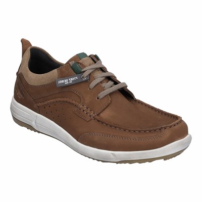 Grey Josef Seibel Enrico 25 Men's Sneakers | NQCM29741
